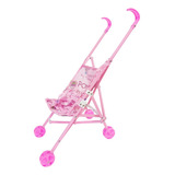 Carrinho De Boneca Brinquedo Infantil Passeio Bebe Dobrável
