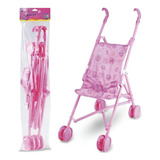 Carrinho De Boneca G Dobravel Polibrinq 7034