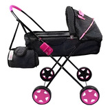 Carrinho De Boneca Infantil Luxo Bebê Reborn Alive Milano