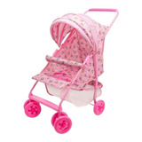 Carrinho De Boneca Milano Estilo Rosa Brinq Oliveira