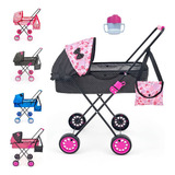 Carrinho De Boneca Passeio Luxo Bebê Reborn Infantil Menina