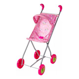 Carrinho De Boneca Semi Luxo I Com Capota Rosa Oliveira