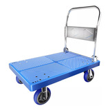 Carrinho De Carga Com Base De Transporte Aba Dobrável 250kg