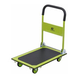 Carrinho De Carga Plataforma Dobrável Até 150kg Standers Cor Preto