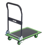 Carrinho De Carga Plataforma Dobrável Até 150kg Standers Cor Verde E Preto