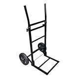 Carrinho De Carga Roda Maciça Dobrável Desmontável Portátil Resistente Grande 150 Kg