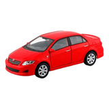 Carrinho De Coleção De Ferro Toyota Corolla 2009 Welly 1 36