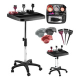 Carrinho De Coloração Dompel Multicolor 3 Kits De Tintura