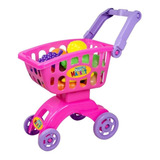 Carrinho De Compras Infantil Super Market Rosa 8704