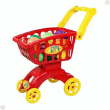 Carrinho De Compras Super Market Com Frutas 870 3 Braskit