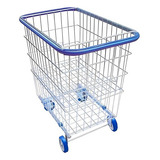 Carrinho De Condominio Compras Supermercado 215 Litros Resistente