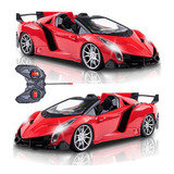 Carrinho De Controle Remoto Ferrari Lamborghini Com Luz