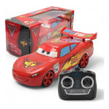 Carrinho De Controle Remoto Filme Cars Mc queen Relâmpago Rc Cor Vermelho Personagem Carrinho Carros Mc Queen Relâmpago