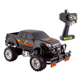 Carrinho De Controle Remoto Pick Up Truck Gigante Polibrinq Cor Preto