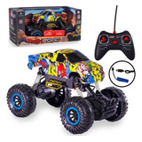 Carrinho De Controle Remoto Polibrinq Car501 Picape Pickup Max Road Off Road Recarregável
