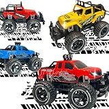 Carrinho De Controle Remoto Rally Captor Luz Farol RC Fora De Estrada 7 Funções Brinquedo Infantil Velocidade Adrenalina Corrida Off Road Caminhonete Vermelha 