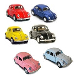 Carrinho De Ferro Fusca Clássico 1 32 Miniatura Coleção Nf