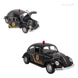 Carrinho De Ferro Fusca Clássico E Herbie Miniatura Coleção