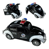 Carrinho De Ferro Fusca Taxi Bombeiro Ambulância Polícia