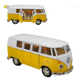 Carrinho De Ferro Kombi Rmz Antiga Miniatura Fricção Detalhe