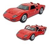 Carrinho De Ferro Miniatura Ford GT40 MKII 1966 Abertura De Portas Com Fricção 12 5 CM Em Metal 1 32 Kinsmart Vermelho 