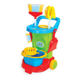 Carrinho De Limpeza Infantil Maral Cleaning Trolley Colorido