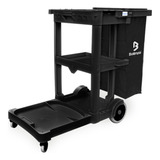 Carrinho De Limpeza Profissional América Black Bralimpia