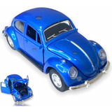 Carrinho De Metal Fusca Abre Porta