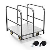 Carrinho De Painel Carrinho De Mesa Resistente Com Rodízio Giratório De 12 Cm Capacidade De Peso De 680 Kg Carrinho De Colchão De Drywall Para Transporte De Cargas Pesadas Com Facilidade E