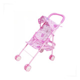 Carrinho De Passeio Boneca Infantil Rosa Menina Bebê Reborn