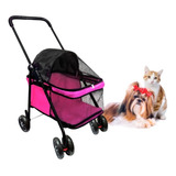 Carrinho De Passeio Carro Pet Para Cães E Gatos Dog Cat