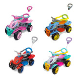 Carrinho De Passeio Com Pedal Infantil Criança Bebê Protetor