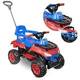 Carrinho De Passeio Infantil Com Empurrador E Pedal Cross UP Spider Calesita -Spider-