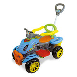 Carrinho De Passeio Infantil Empurrador Pedal Criança Color Cor Colorido