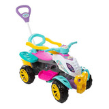 Carrinho De Passeio Infantil Empurrador Pedal Criança Menina