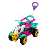 Carrinho De Passeio Infantil Empurrador Pedal Quadriciclo