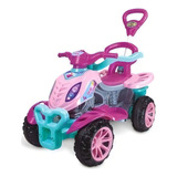 Carrinho De Passeio Infantil Quadriciclo Lady Star Maral Cor Rosa