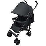 Carrinho De Passeio Para Bebê Park Até 15kgs Preto Voyage