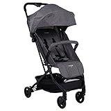 Carrinho De Passeio Para Bebê Yupi Cinza Mescla Voyage
