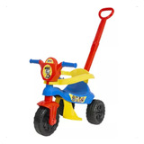 Carrinho De Passeio Triciclo Infantil Com Pedal E Proteção
