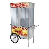 Carrinho De Pipoca Inox 2 Expositores Luxo L21rb
