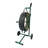 Carrinho Desbobinador Verde Desenrolador De Fita Arquear Pp