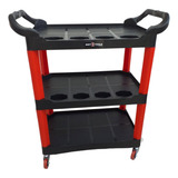 Carrinho Detailers Mecânico Com 3 Plateleiras Sigma Tools