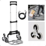 Carrinho Dobravel Carga E Descarga Transporte Sobe Escadas