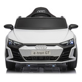 Carrinho Elétrico Infantil 12v Audi E tron Gt Cor Branco