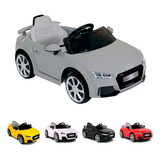 Carrinho Elétrico Infantil Audi Tt Rs 12v Com Controle Luz