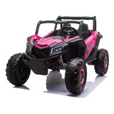 Carrinho Elétrico Infantil Buggy Utv Mx 24v Cor Rosa chiclete Voltagem Do Carregador 110v 220v
