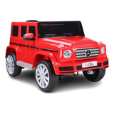 Carrinho Elétrico Infantil Criança Mercedes G 500 Vermelho