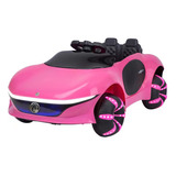 Carrinho Elétrico Infantil Futurista Com Leds Nas Rodas 12v Cor Rosa Voltagem Do Carregador 110v 220v