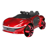 Carrinho Elétrico Infantil Futurista Com Leds Nas Rodas 12v Cor Vermelho Voltagem Do Carregador 110v 220v